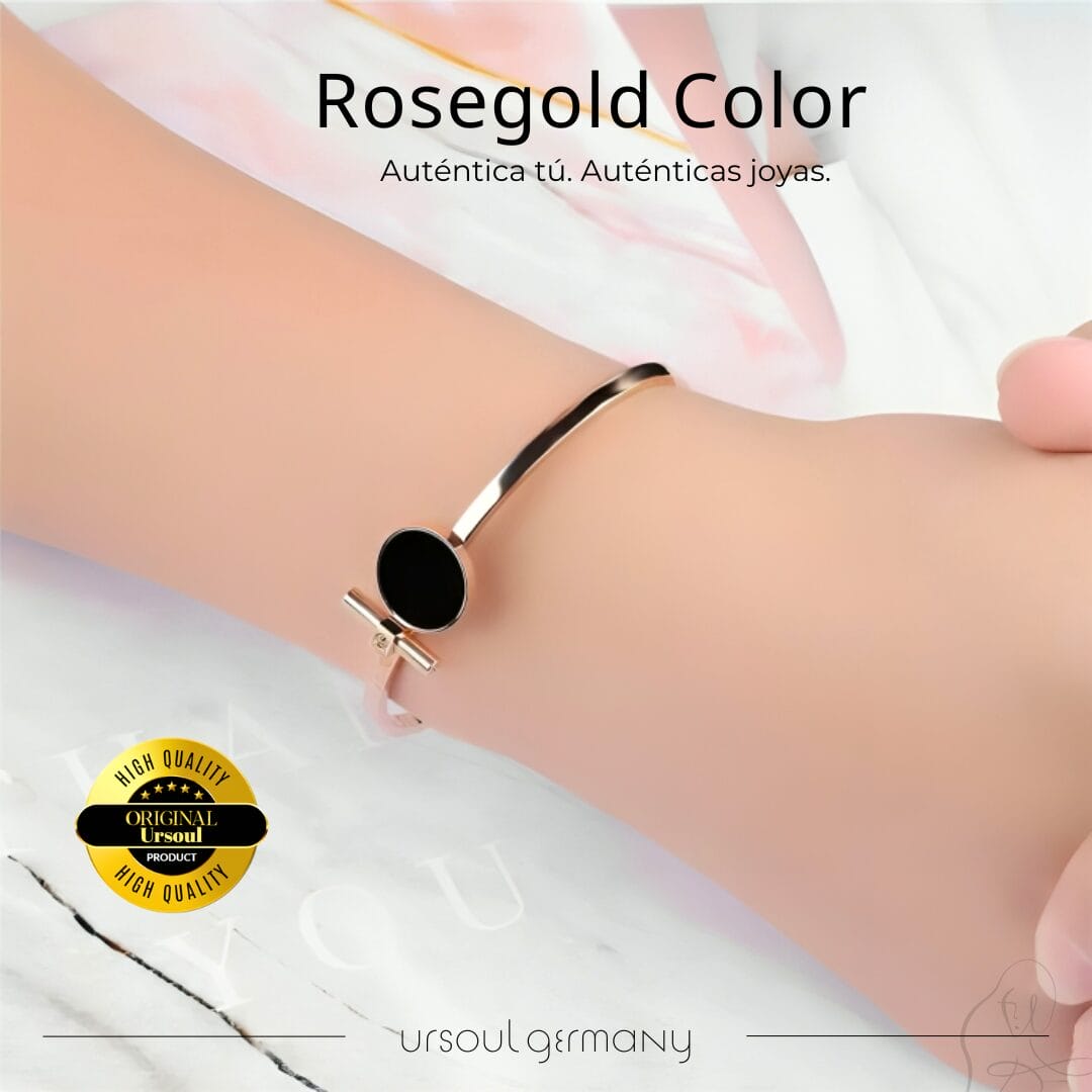 Ver2.o Joyas Damas – 2025-05-05T132844.271 Brazalete Eclat Rosado - Botón Ónix y Centella - Imagen 1