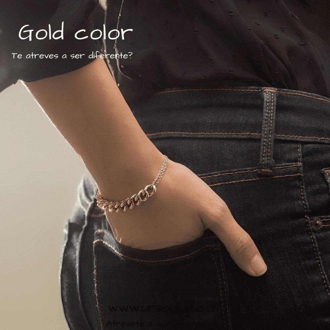 31 Agrega un toque de encanto diario con nuestras bellas pulseras colección Gold color - Imagen 1