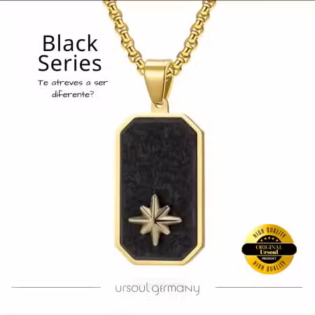 Accesorio masculino Ursoul Germany con carbono negro, garantía y envío gratis