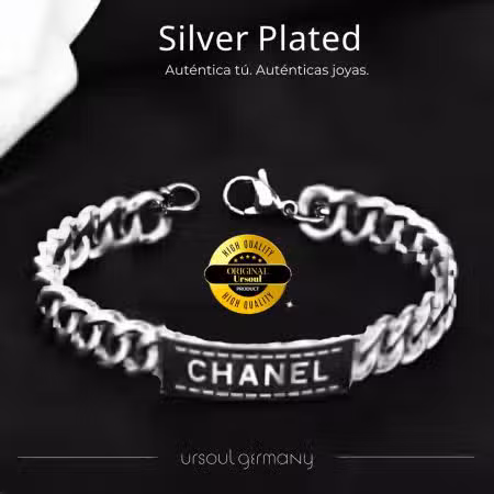 Esclava Silver Plated para dama estilo urbano Ursoul Germany